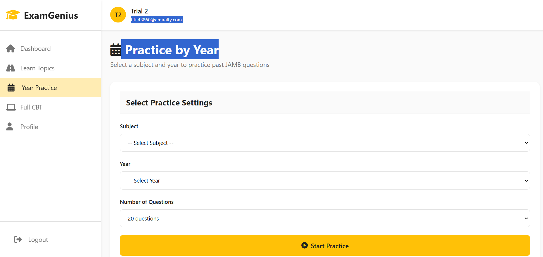 ExamGenius Year Learning
